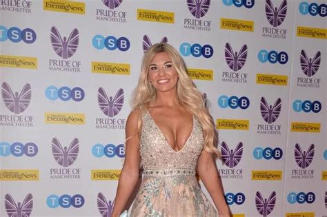 Christine McGuinness Shows Off Incredible Figure In Cleavage Baring