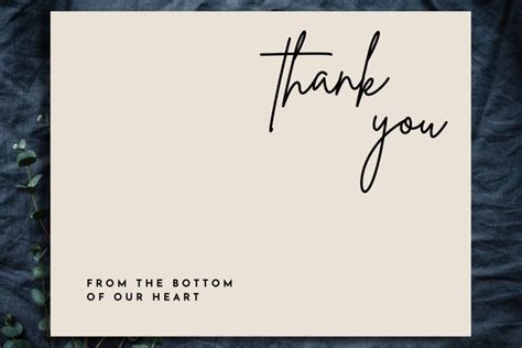 Thank You Card Template