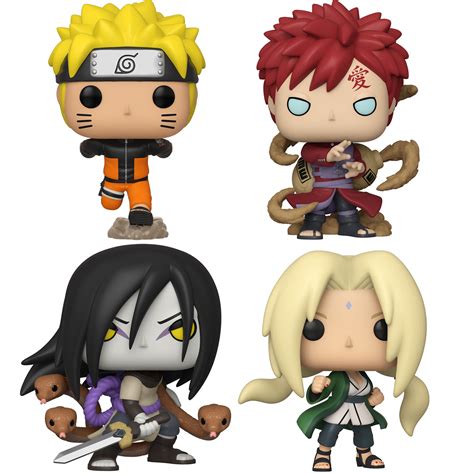 Funko Pop Animation Naruto Collectors Set Naruto Running Gaara