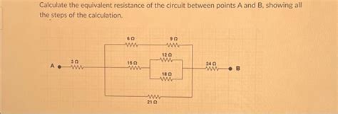 Solved Calculate The Equivalent Resistance Of The Circui