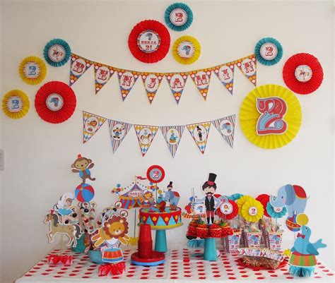 Home Desing Cumpleaños En El Circo Circus Birthday Party Decorations