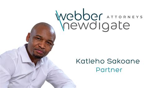 Katleho Sakoane Webber Newdigate Icard Digital Business Cards