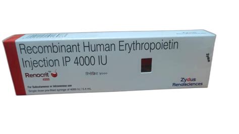 Renocrit 4000 IU Recombinant Human Erythropoietin Injection