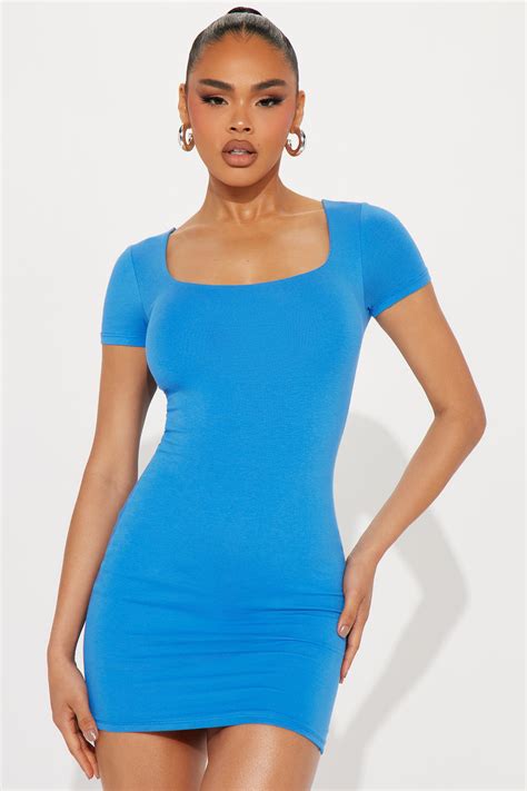 Anna Double Lined Mini Dress Royal Fashion Nova Dresses Fashion Nova