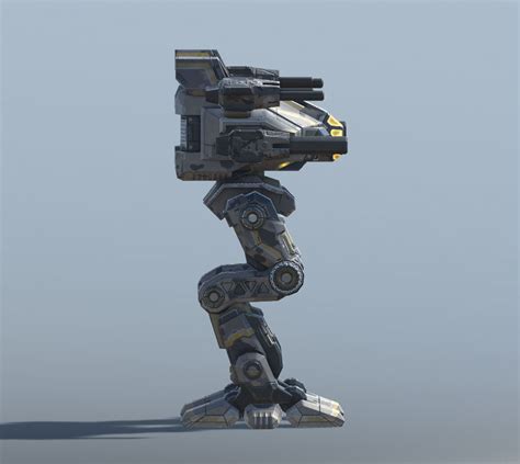 3D Model Goliath BattleMech VR AR Low Poly CGTrader