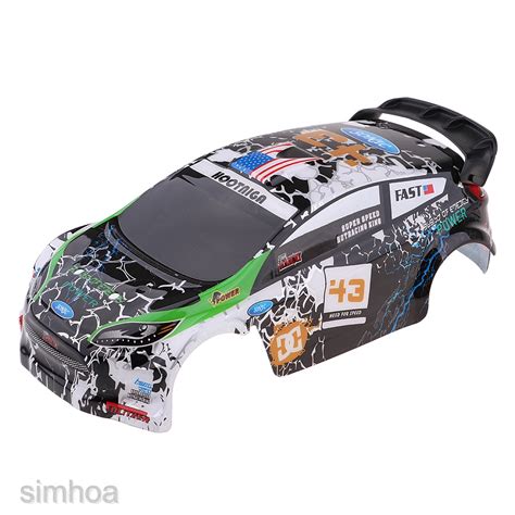 SIMHOA Pre Painted Body Shell Bodywork Canopy For WLtoys K989 1 28