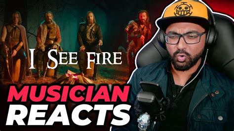 Musician Reacts To Geoff Castellucci I SEE FIRE The Hobbit Ed