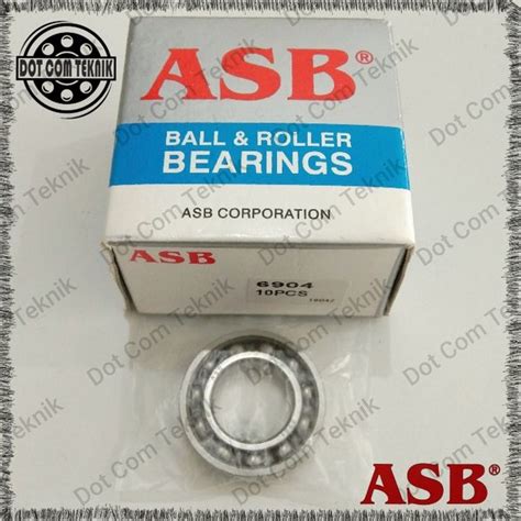 Jual BEARING LAHER 6904 ASB ID 20mm X OD 37mm X WIDTH 9mm Di Lapak