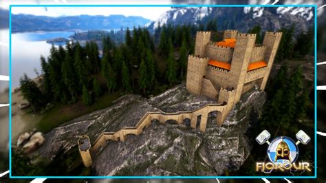 Ark Fjordur The Iron Keep Castle Speed Build Youtube