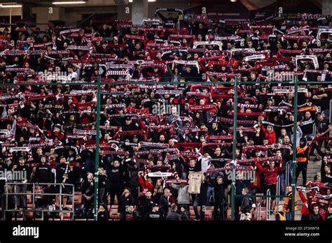 Trnava Slovakia 26th Oct 2023 Football Fans Of Spartak Trnava Seen