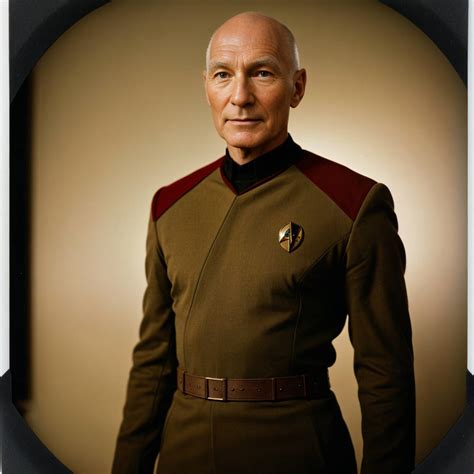 Captain Picard from Star Trek Portrait by TastefulAI on DeviantArt