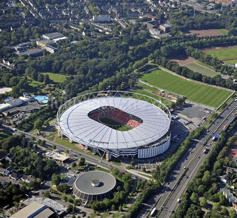 Luftaufnahme Leverkusen Sportst Tten Gel Nde Der Arena Des Stadion