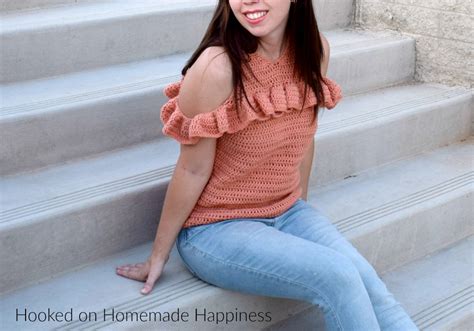 Cold Shoulder Crochet Top Pattern Hooked On Homemade Happiness