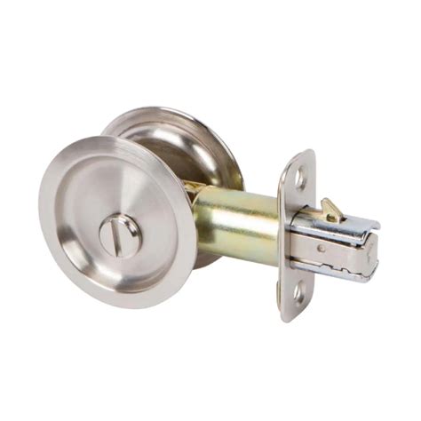 Contemporary Round Privacy Pocket Door Lock