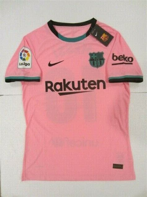 Nike Lionel Messi Barcelona Vaporknit Vapor Match Pink Third Jersey