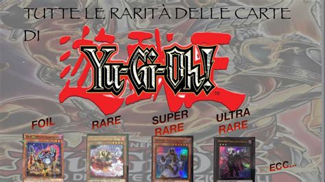 Come Riconoscere Le Rarit Delle Carte Yu Gi Oh Youtube