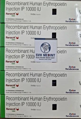 Recombinant Human Erythropoietin Injection Ip 10000 Iu At Rs 550 Piece