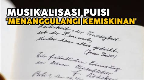 Musikalisasi Puisi Dari Cepen Menanggulangi Kemiskinan Tugas