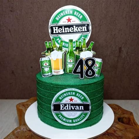 Coletar 90 Imagem Bolo Tema Cerveja Heineken Br Thptnganamst Edu Vn