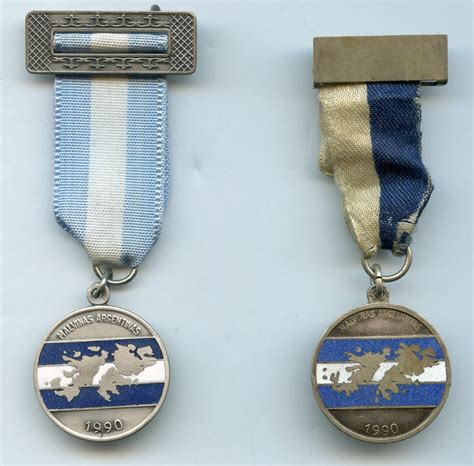 Argentina Falklands War Medals Awarded By The Argentine Navy A R A