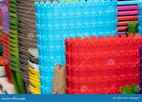 Colorful Plastic Baskets For Plant Or Flowers Colored Plastic