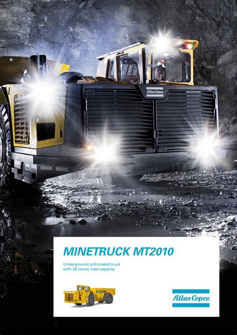 PDF Minetruck MT2010 Technical Specification Atlas Copco MT2010