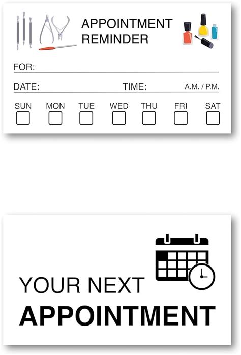 Free Printable Appointment Card Templates 44 Off