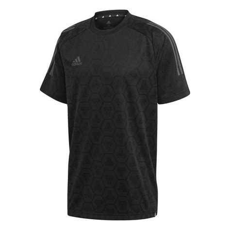 Adidas Training T Shirt Tango Jacquard Schwarz Unisportstore At