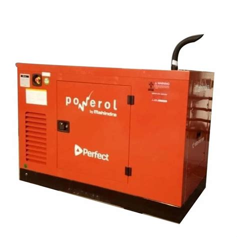 15 Kva Mahindra Powerol Silent Diesel Generator Single Phase At ₹ 275000piece In Ghaziabad