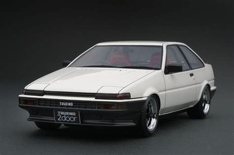 Ig0549 118 Toyota Sprinter Trueno Ae86 2door Gtv White Line Up