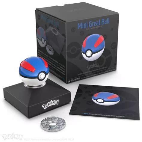 Pok Mon Trainer Mini Pok Ball R Plica Aut Ntica De The Wand Company