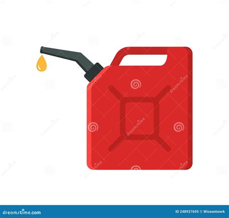 Gasoline Jerry Can Logo Design Vector Template Stock Photography