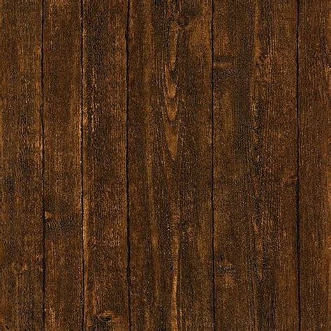 412-56912 | Ardennes Dark Brown Wood Panel | Wallpaper Boulevard