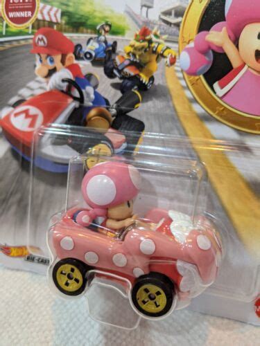 Mario Kart Toadette Birthday Girl Nintendo Hot Wheels Pink Rare 4632045319