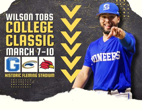 Tobs Final College Baseball Classic This Weekend!