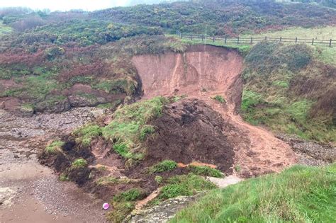 Heavy Rains Cause Landslide In Dunmore East As Floods Recede In