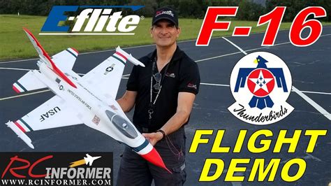 E Flite F 16 70mm BNF Maiden Flight Demo 3200 Pack By RCINFORMER YouTube