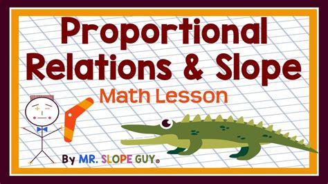 Mastering Lesson Graphing Proportional Relationships And Slope Mastery