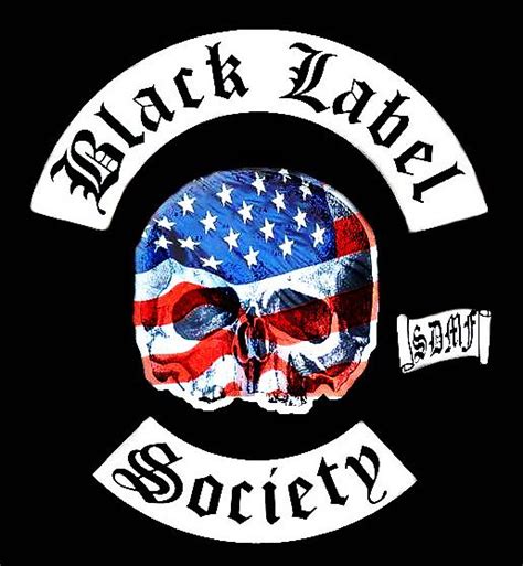 Bls Red White Blue Skully Black Label Society Band Posters Rock N