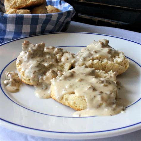 Buttermilk Biscuits and Sausage Gravy - How To Feed A Loon