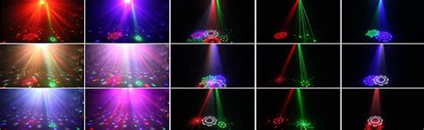 U`king Stage Lights Dj Disco Lights 4 In 1 Rgbw Mixed Lighting Effects Led Pattern