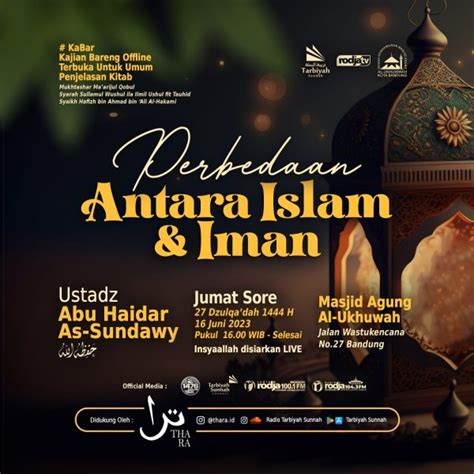 Perbedaan Antara Islam Iman Ustadz Abu Haidar As Sundawy