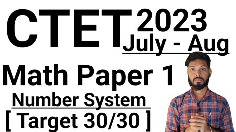 Ctet Maths Preparation Paper 1 Ctet Maths Preparation Paper 1 Number