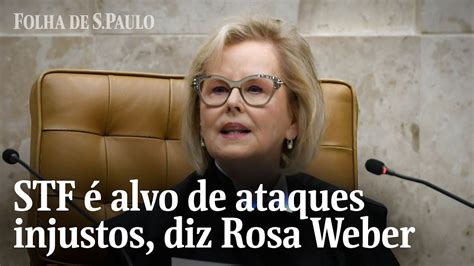 Rosa Assume Stf Recado Velado A Bolsonaro Que N O Se Cogite