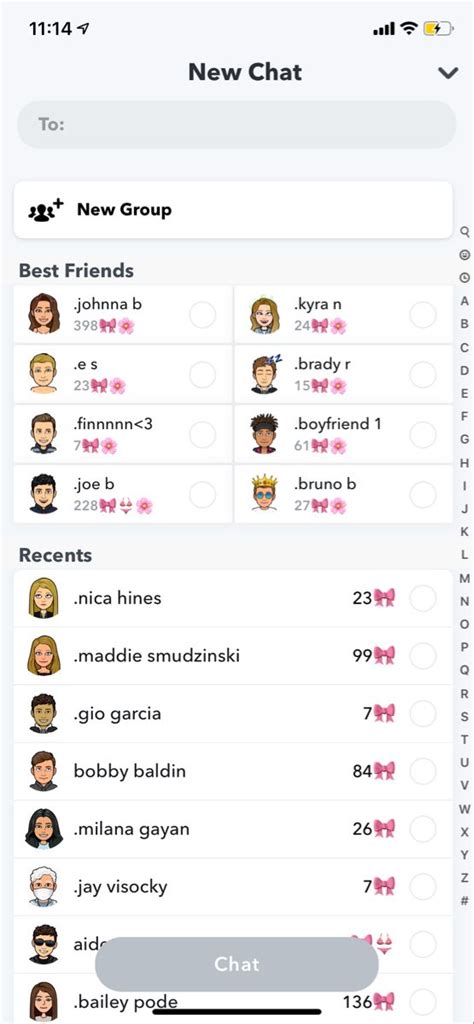 Best Friends List Snapchat Emojis Names For Snapchat Snapchat Best