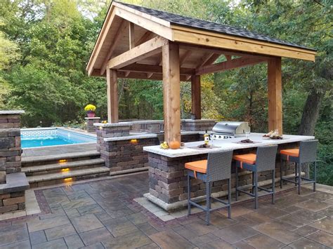 Outdoor Bar and Pool Area - King's Material