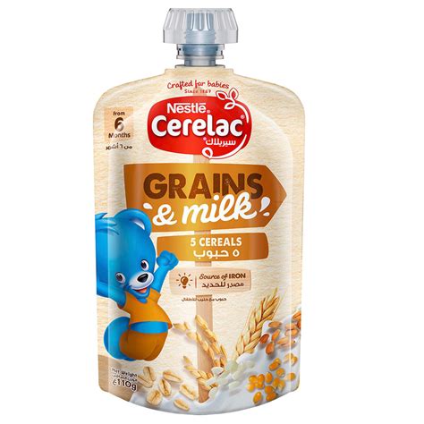 Nestle Cerelac Grains And Milk 5 Cereals 110g Buy At Best Price From