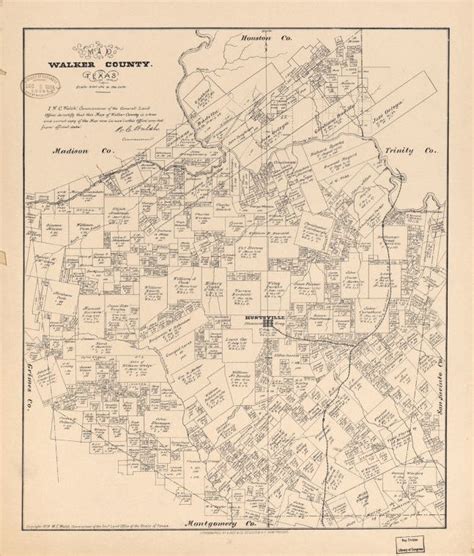 Map Walker County, Texas. | Library of Congress