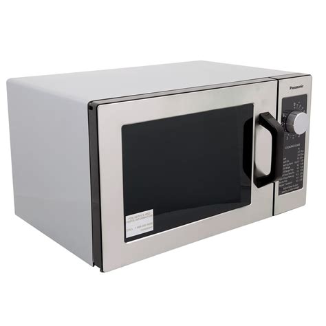 Panasonic Ne Stainless Steel Commercial Microwave Oven With Dial