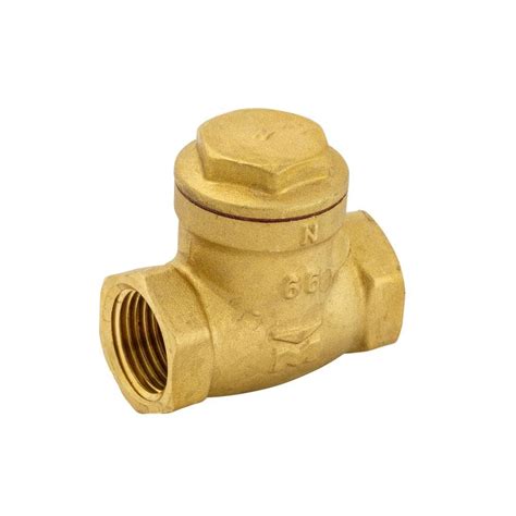 ProLine Series 1 2 In Brass FPT Swing Check Valve 101 003HN The Home